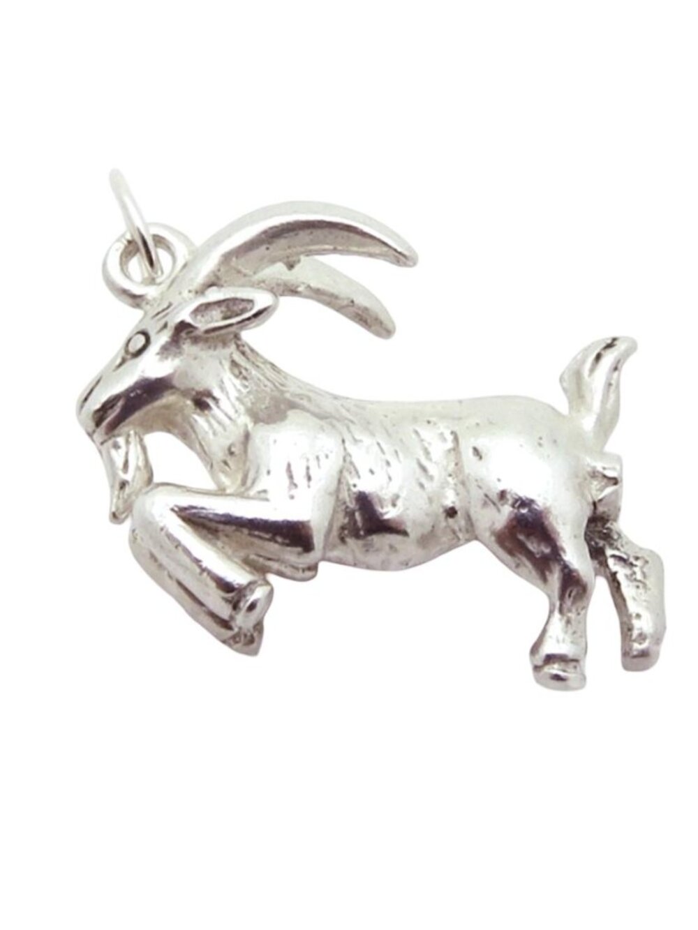 Vintage Sterling Silver 3D Capricorn the Goat Zodiac Sign Charm